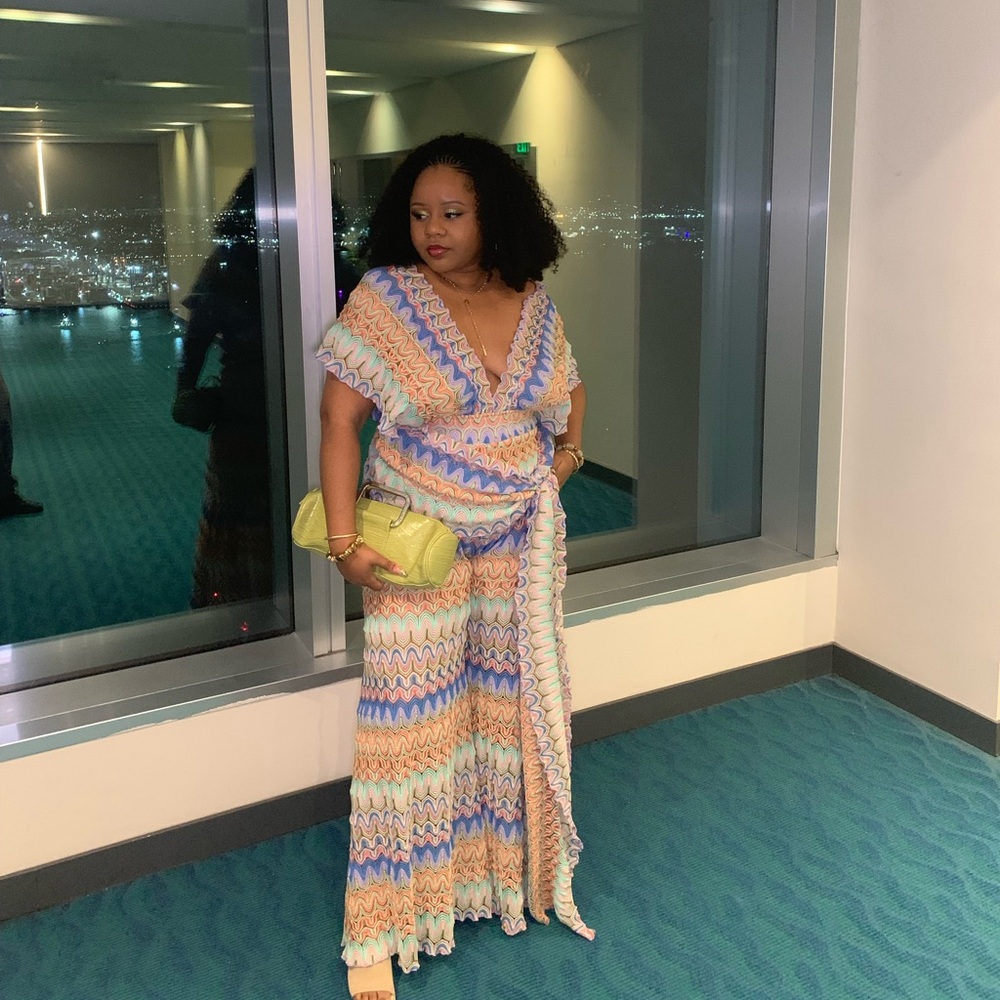 Colorful Chevron Jumpsuit